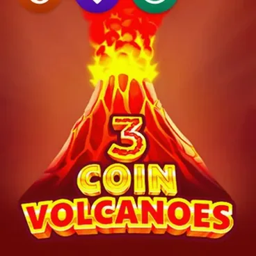 Machine à sous 3 Coin Volcanoes de 3Oaks chez Lotto Max